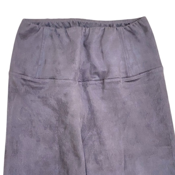 Aritzia Wilfred Free Daria faux vegan suede high waisted pull on leggings medium - Picture 4 of 6
